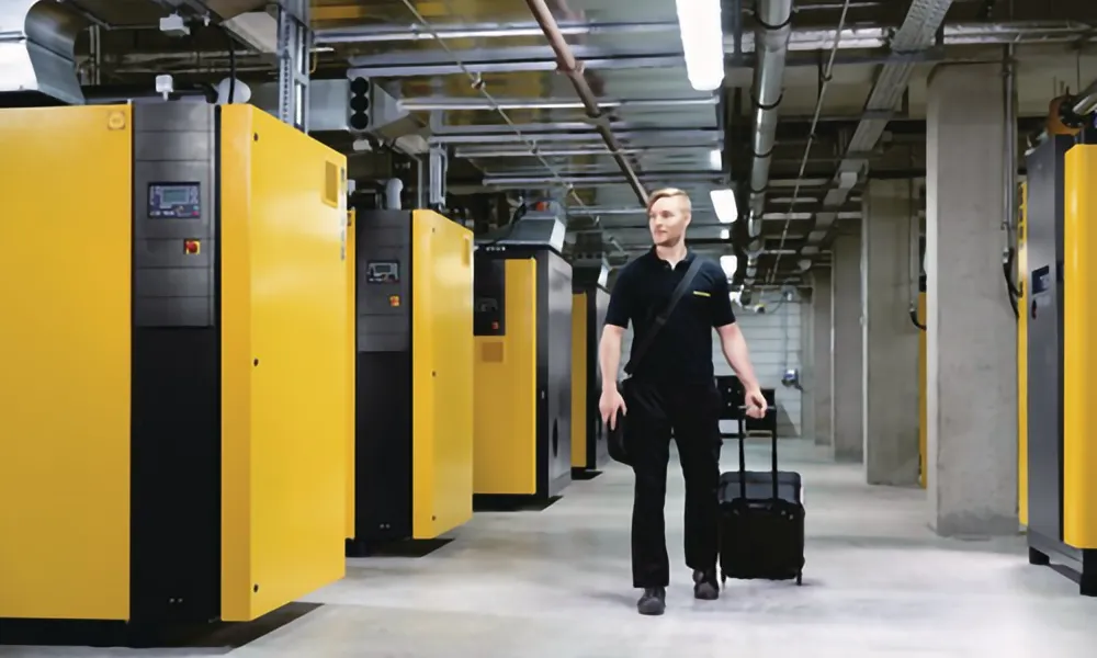 Schwerindustrie kaeser anlage