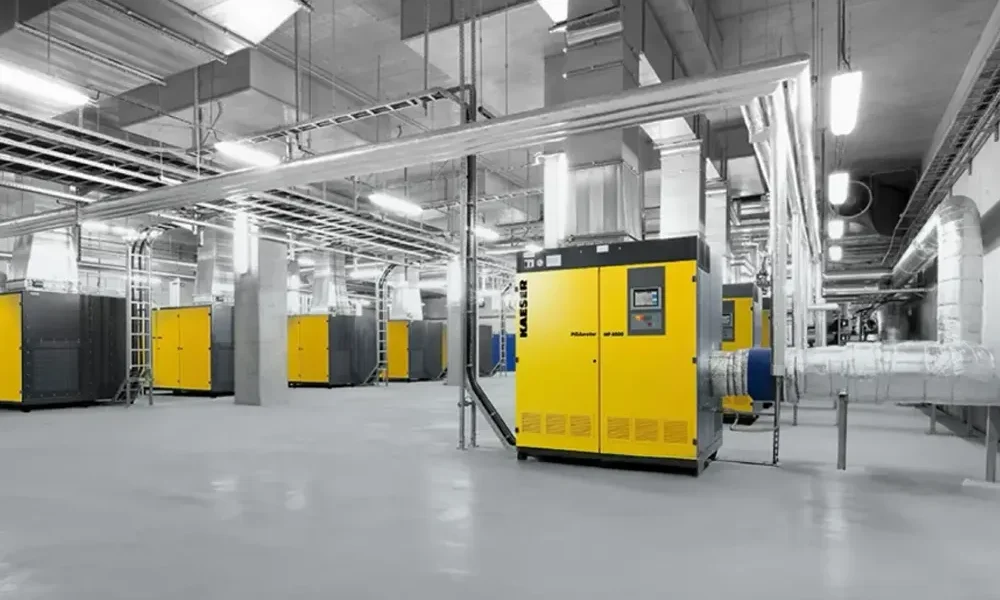 kaeser druckluft industrieanlage
